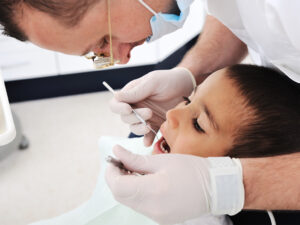 Child in the dental chair